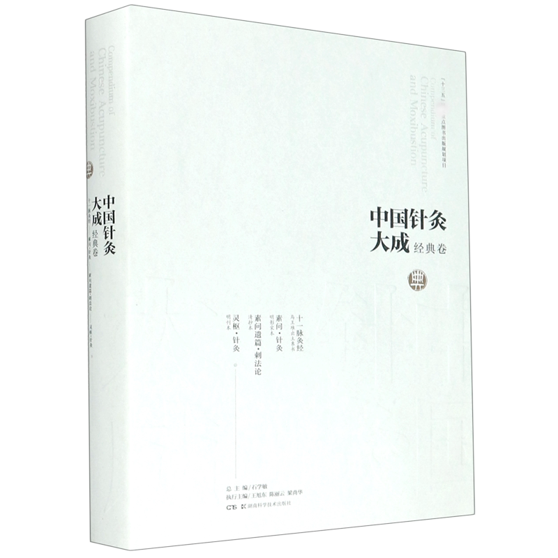 中国针灸大成(经典卷十一脉灸经素问针灸素问遗篇刺法论灵枢针灸)(精) 官方正版 博库网