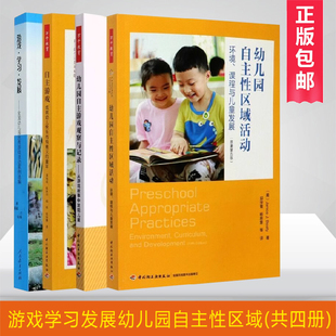 博库网 自主游戏 共4册 幼儿园自主游戏观察与记录 游戏学习发展 幼儿园自主性区域活动