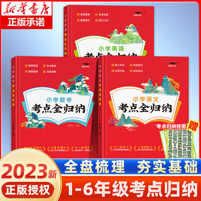 小学语文考点知识全归纳数学英语