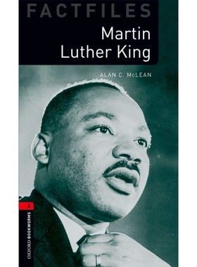 马丁·路德·金Martin Luther King 牛津书虫3级小书虫牛津英语分级读物英文原版小说青少年英语读物阅读经典文学Alan C. McLean著