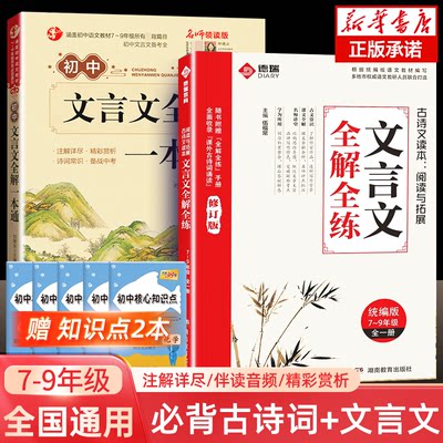 抖音同款文言文全解全练一本通