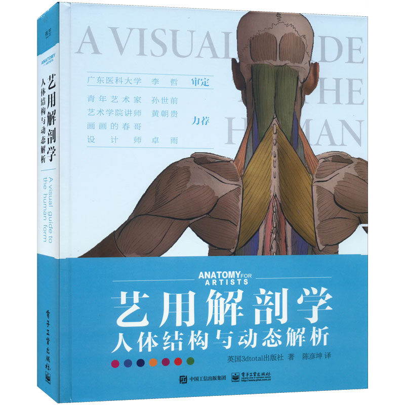 电子工业出版社 素描绘画教学角色设计人体动态结构教程骨骼肌肉多幅
