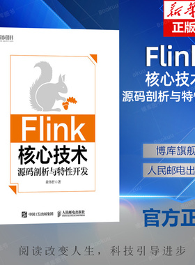 Flink核心技术 源码剖析与特性开发 开源架构开发设计技术选型 流处理计算框架 人民邮电出版社