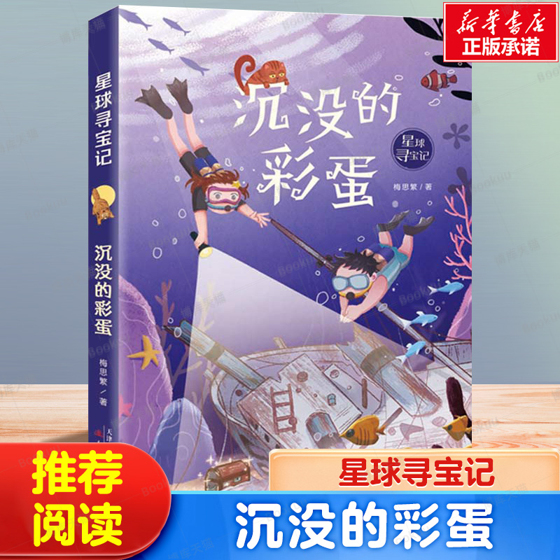 沉没的彩蛋/星球寻宝记 梅思繁著 侦探推理冒险小说小学生课外阅读书籍儿童文学读物三四五六年级青少年 新蕾出版社正版