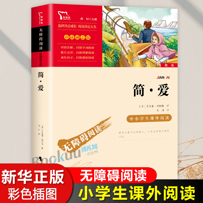 简爱正版原著九年级下册必读课外书老师推 荐适合青少年看的书外国小说初中生初三下语文阅读课外拓展 夏洛蒂 勃朗特