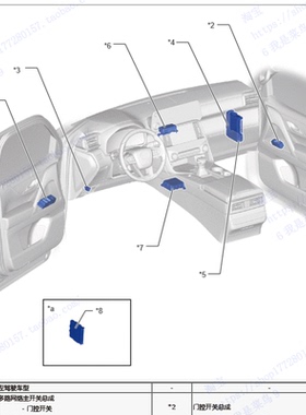 2022 23 24-25年款雷克萨斯LX500d LX600 LX700h维修手册电路图