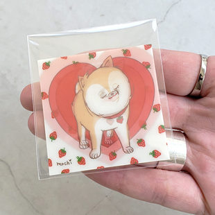 絮小饼 日本插画师mochi多款会动的可爱光栅卡片贴纸