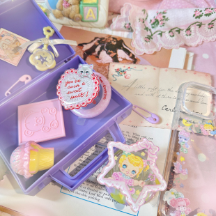 絮小饼 two原创可爱猫咪星星女孩甜甜梦幻磁吸手机支架 only