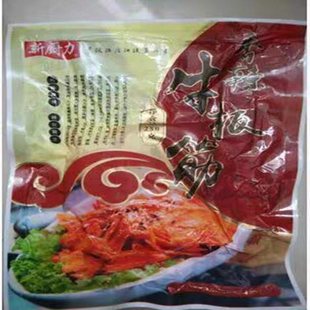 6下酒休闲食品 网红零食新厨力香辣DIY牛板筋250g 顺丰 包邮