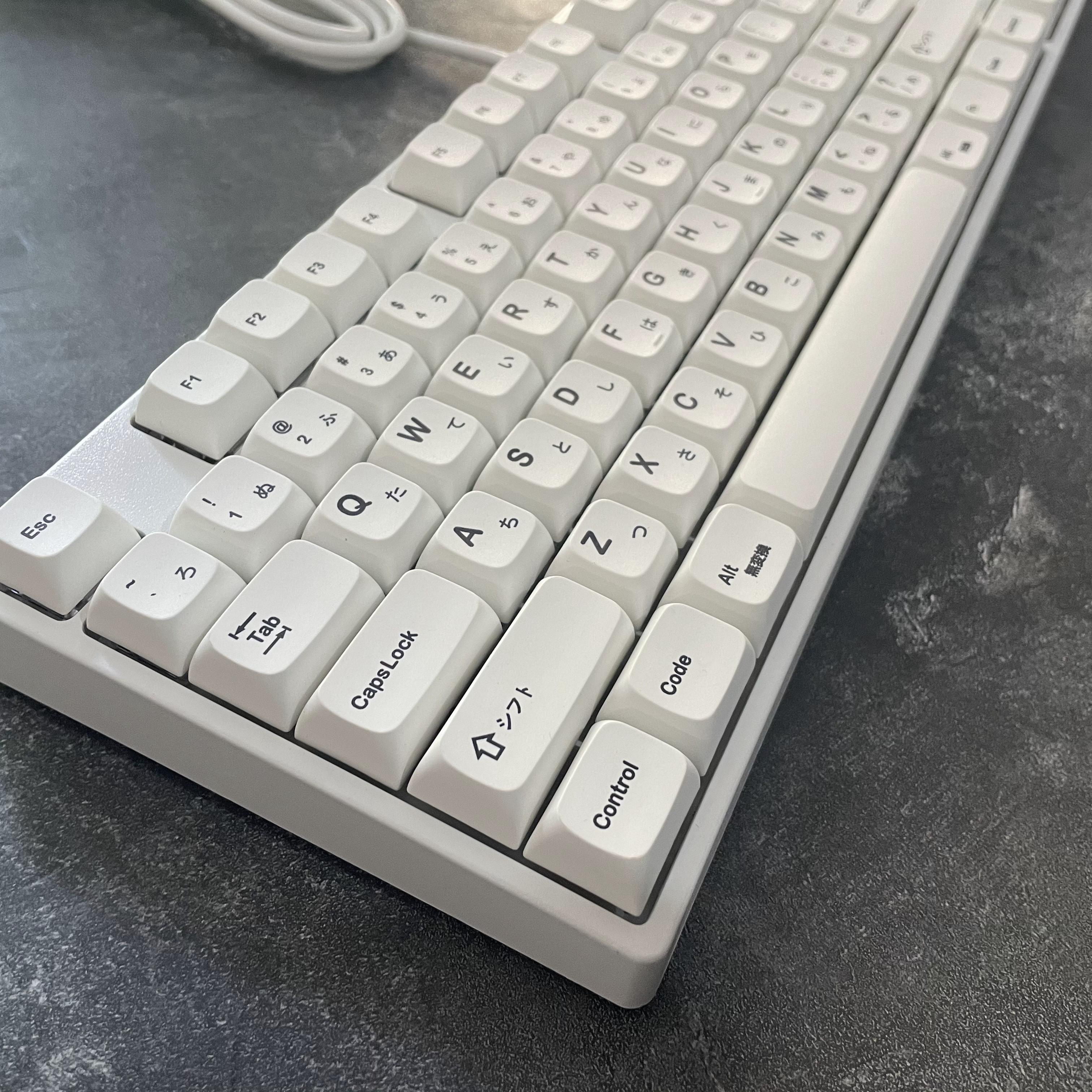 日系圆滚滚奶白蜂蜜牛奶抹茶机械键盘极简个性青红茶黑静音轴办公