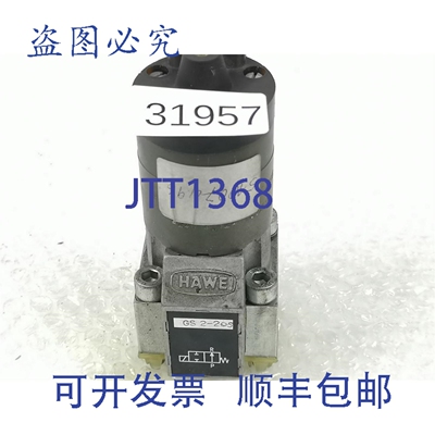 原装供应HAWE 液压 GS 2-205 截止 Plattenaufbau 阀 Wegesitzven