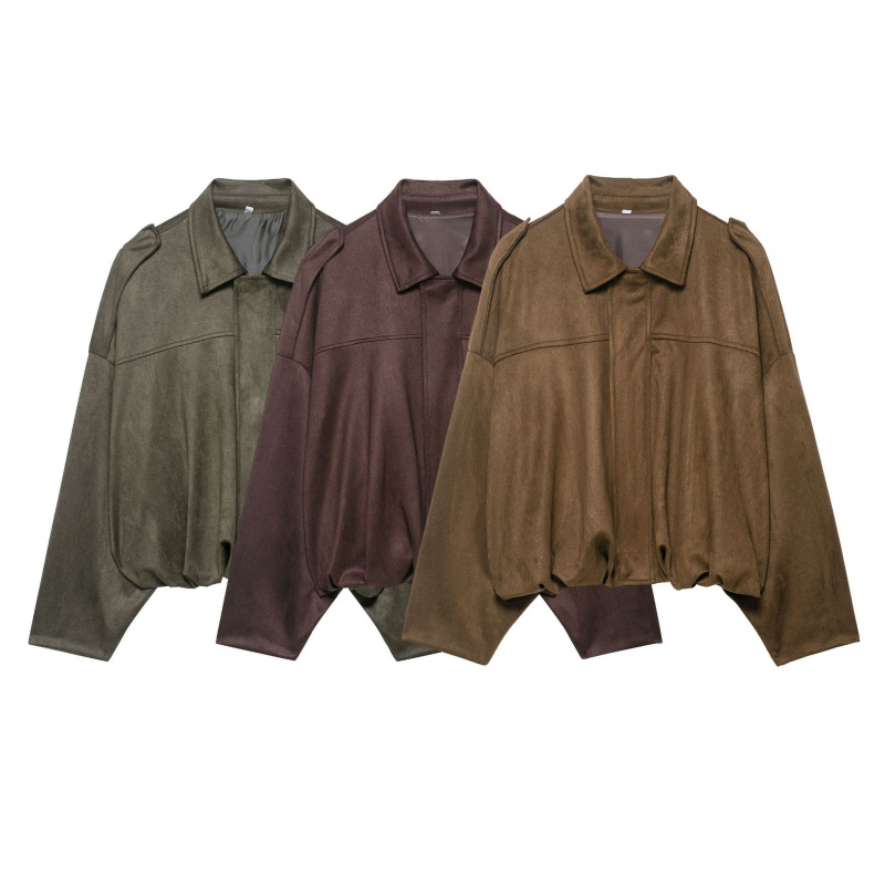 跨境欧美女装速卖通爆款仿麂皮效