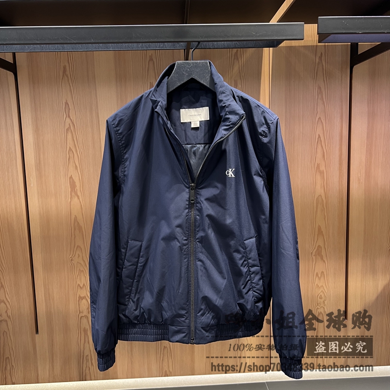 4RE515G国内CK Jeans25秋冬新款男士字母立领薄款棉服