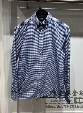 MW42978国内Tommy 25秋冬新款男士商务休闲纯棉格纹长袖衬衫