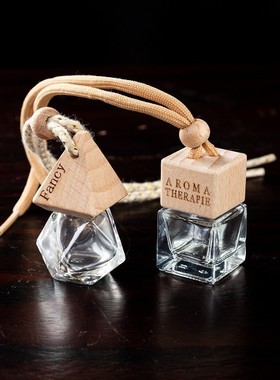 挂件空瓶车内饰品菱形除异味吊坠