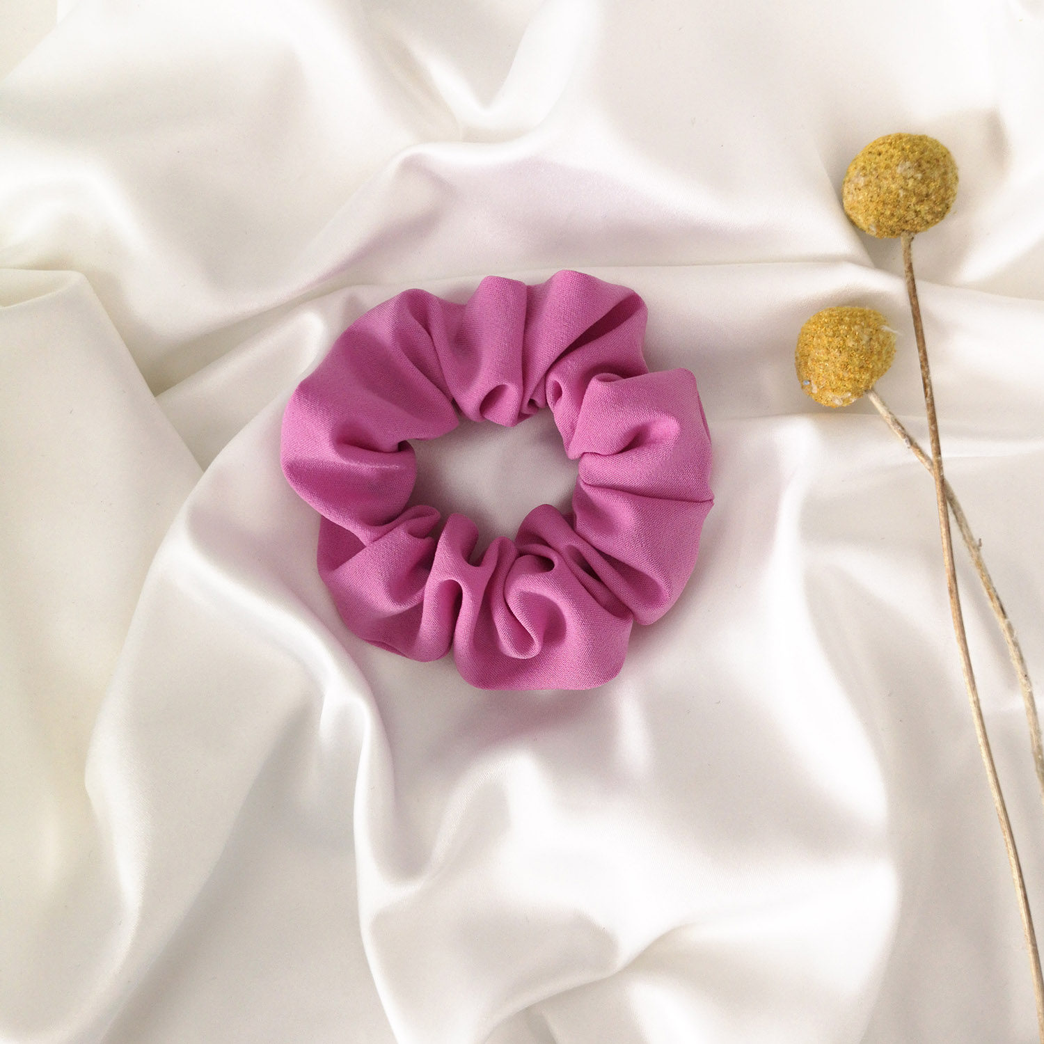 042 elis自制 小号中号 美丽的粉紫 纯色大肠发圈肥肠圈ins风