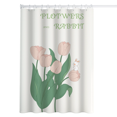 加厚防水布浴帘2025新款隔断帘厕所淋浴帘洗澡间门帘窗帘遮挡免钉