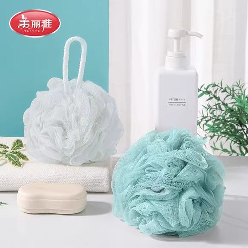 美丽雅洗澡沐浴球可爱柔软
