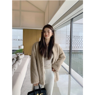 女式 生哥家 冬季 质感超牛 百搭气质保暖皮草外套 仅59件