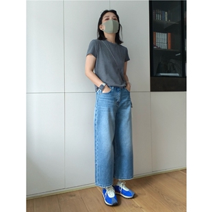 生哥家 捡漏300+的撤柜好货！春夏女士宽松显瘦阔腿九分牛仔裤