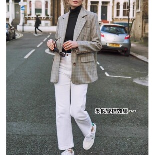 生哥家 年末清仓!400+撤柜!高定女士设计感格子西服西装外套