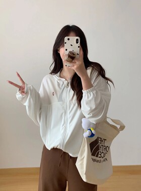 反季捡漏！超细点状提花针织！女士运动休闲连帽宽松卫衣