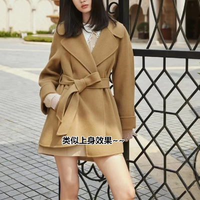 生哥家 仅107件！柜1k高货！女士重磅双面羊毛百搭气质中长款大衣