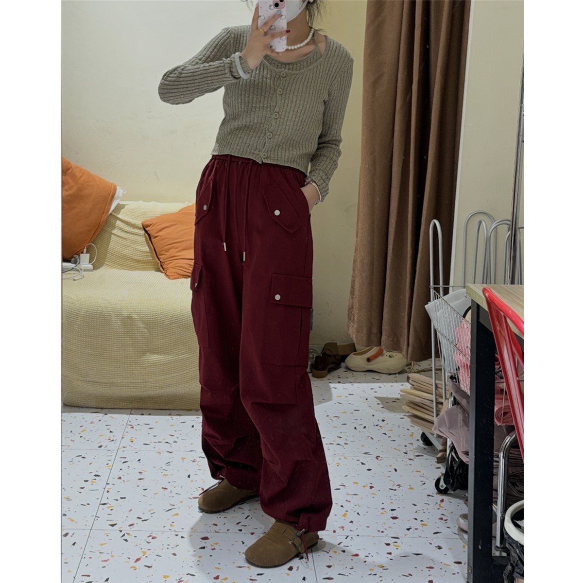 生哥家 年末清仓！闭眼买！秋冬女式百搭显瘦灯芯绒工装休闲裤 - 生哥的外贸好货出品