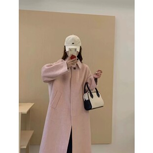 气质百搭长款 生哥家 双面羊毛大衣 女式 高端大衣 新年大福利