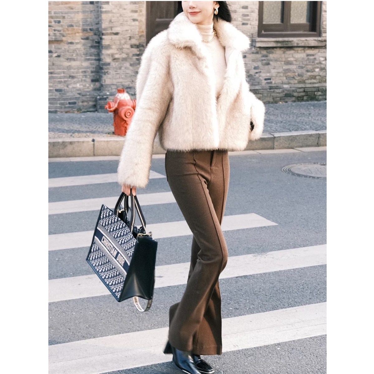 生哥家 捡漏400+高货！质感超赞！秋冬氛围感加厚保暖女皮草外套