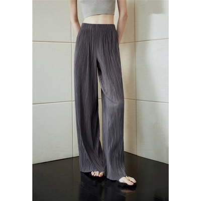 生哥家 仅几十条清货！风琴褶裸感女士空气裤阔腿裤褶皱裤