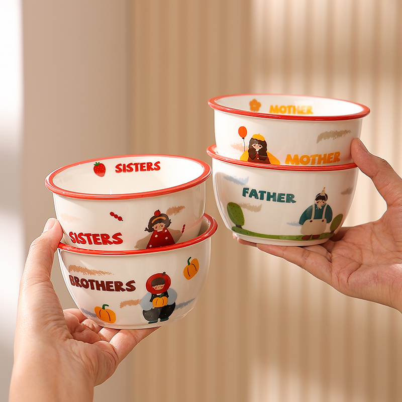 卡通早餐盘精致漂亮的饭碗