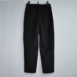 双面手缝羊绒羊毛松紧腰百搭显瘦秋冬九分小脚裤 HSG 鸿思格