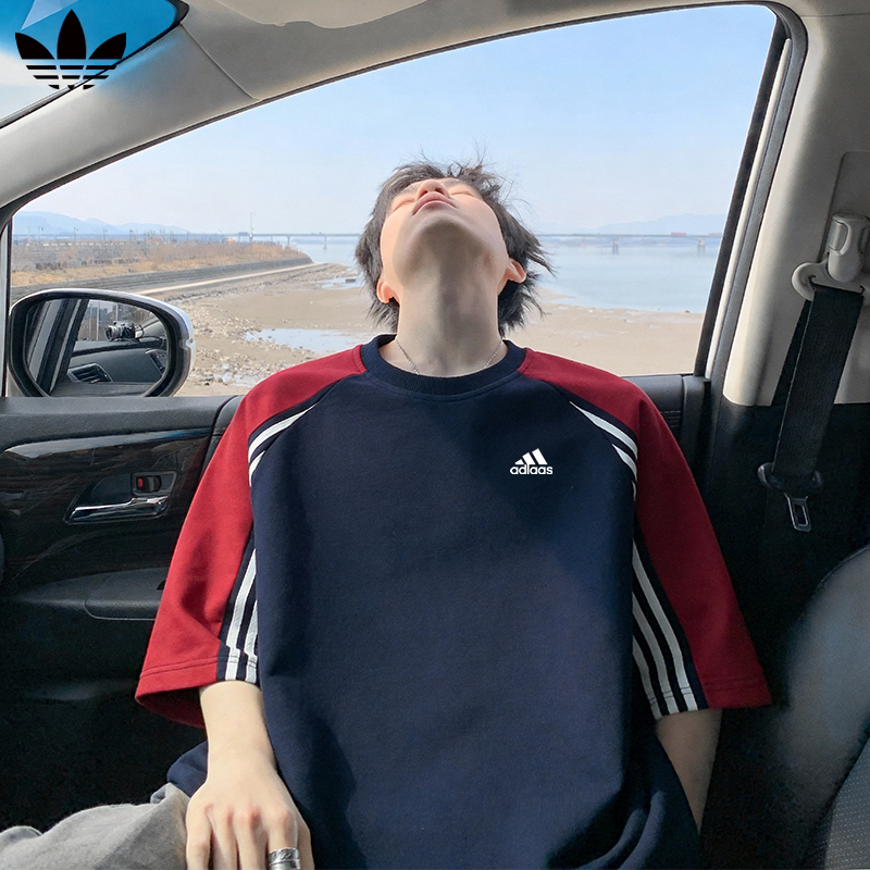 奥莱专柜短袖t恤男2026夏季新款青少年宽松圆领休闲潮流帅气上衣