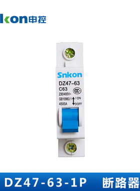 小型断路器家用断电保护空开空气开关DZ47 1P2P3P4P 32A63A C45