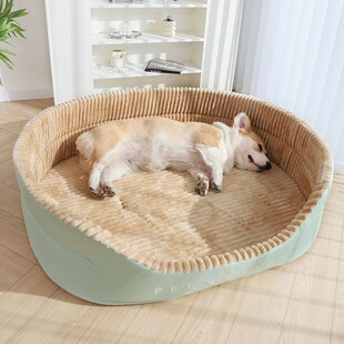 狗窝冬季保暖大号睡觉垫子四季通用金毛大型犬秋冬款沙发宠物用品