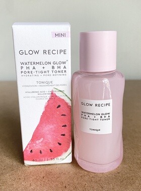 现货 Glow Recipe PHA+BHA西瓜焕肤保湿提亮紧致毛孔爽肤水40ml
