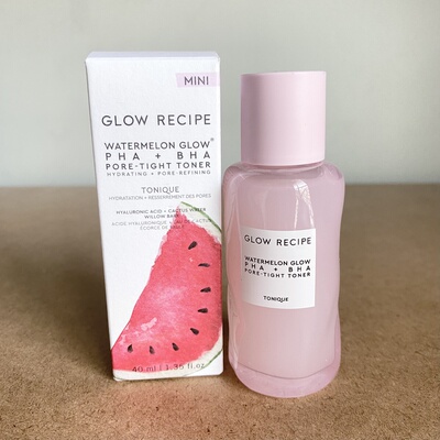 现货 Glow Recipe PHA+BHA西瓜焕肤保湿提亮紧致毛孔爽肤水40ml