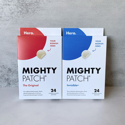 美国Hero Mighty红色经典/蓝色隐形水胶体温和痘痘贴鼻贴36/39贴