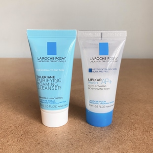 现货！美国理肤泉 特安洁面泡沫/Lipikar wash AP洗面奶 15ml小样