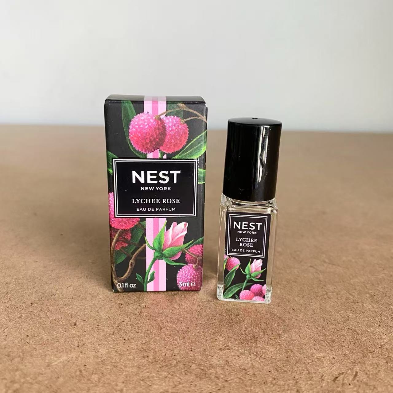 现货！美国Nest鸟巢Lychee rosr荔枝玫瑰 浓香水EDP 3ml滚珠小样