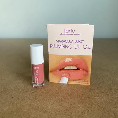 tarte maracuja juicy Plumping lip oil百香果保湿唇油0.5ml小样