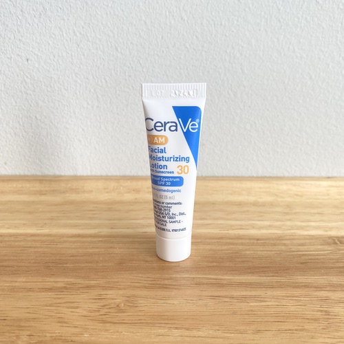 现货！美国CeraVe 保湿修复乳液面霜日霜spf30乳含玻尿酸 5ml小样