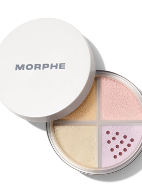 现！美国Morphe Bake & Set Loose Powder Quad四宫格四色散粉