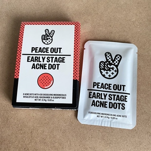 Out 美国Peace Stage痘贴8贴 Acid Early Salicylic 现货