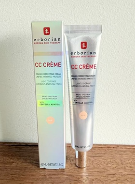 现货！Erborian艾博妍 积雪草CC霜spf25 Color Corrector肤色修正