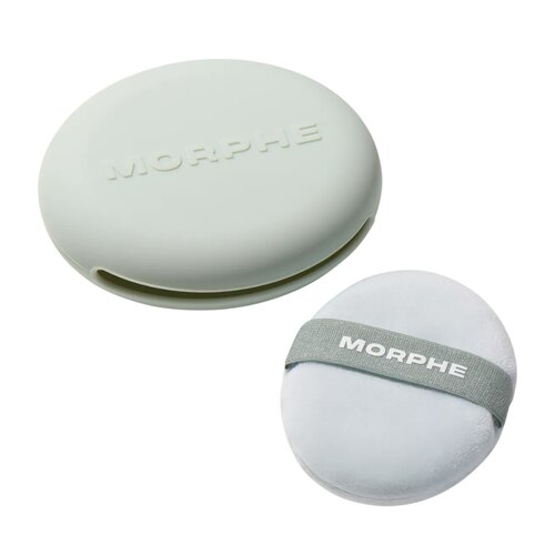 现货！美国正品Morphe All Set散粉粉扑 带硅胶套
