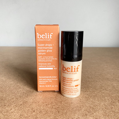 新品～美版belif碧研菲super drops golden glow亮泽精华10ml