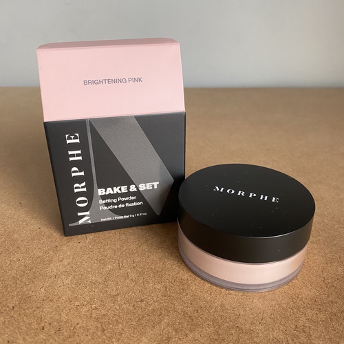 美国morphe bake & set定妆蜜粉散粉translucent透明/粉色2.6g/9g