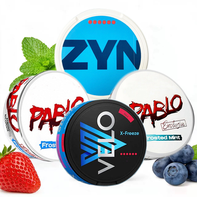 Pablo高能量口含袋Velo多口味zyn男女上班犯困用snus平替可发顺丰